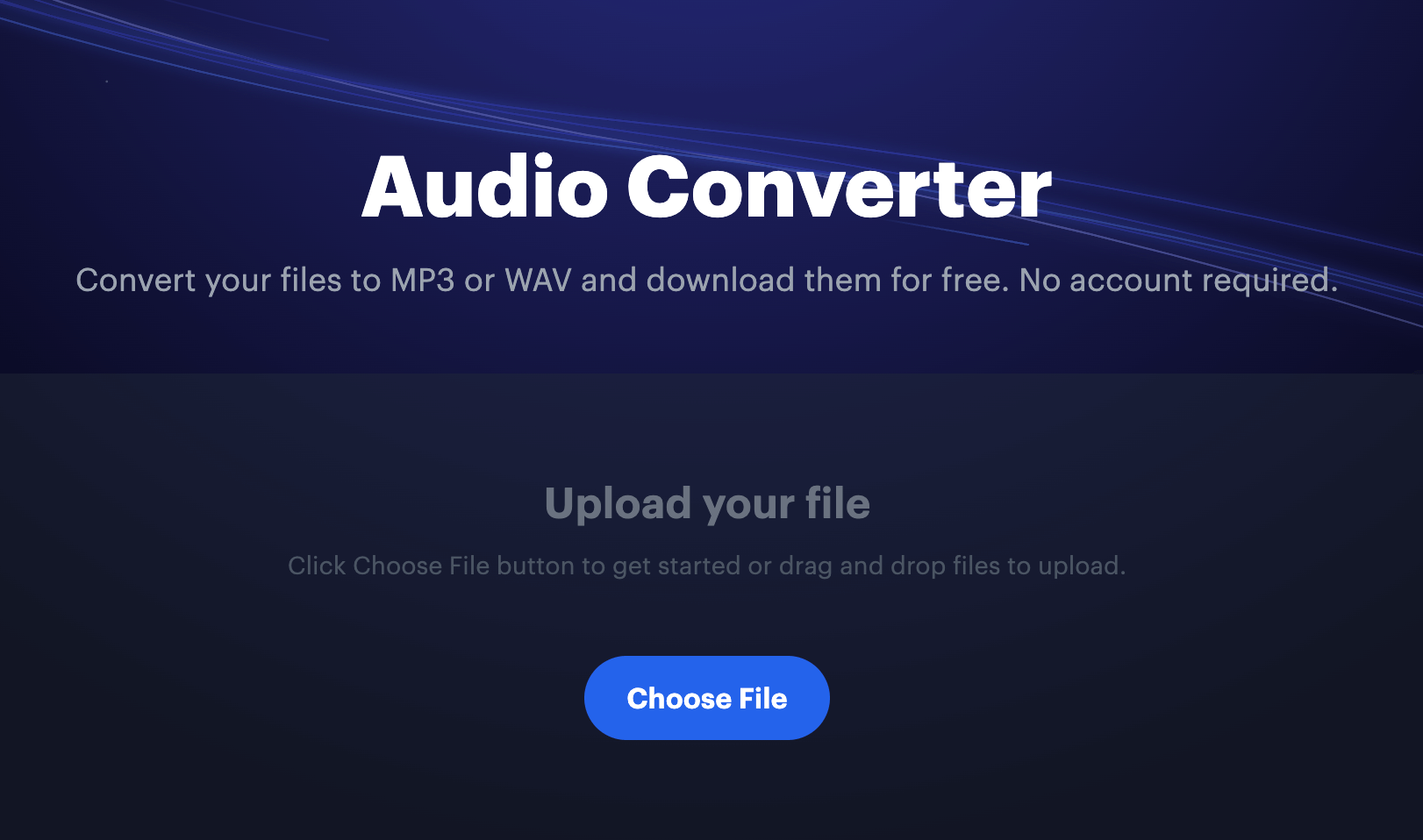 online audio convertor