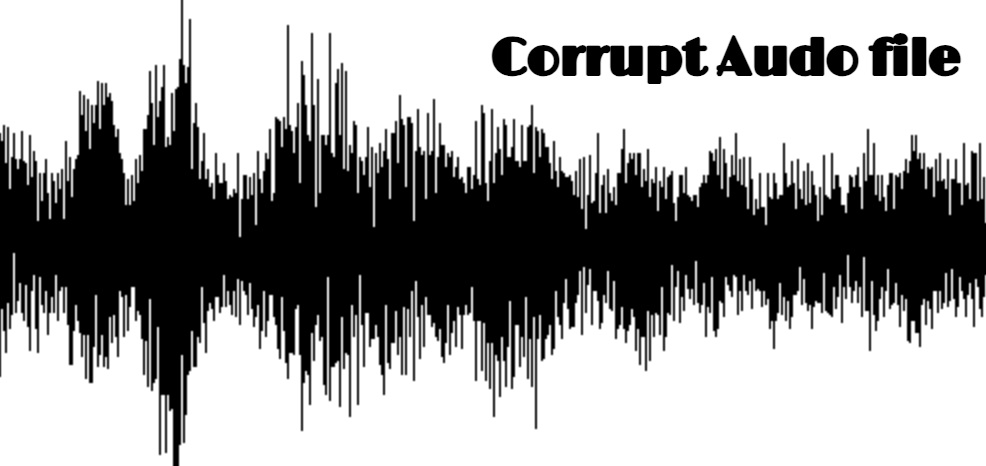 correct corrupt audio file